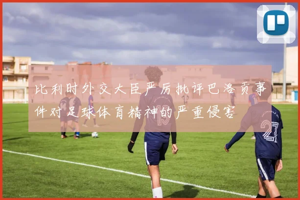 比利时外交大臣严厉批评巴洛贡事件对足球体育精神的严重侵害